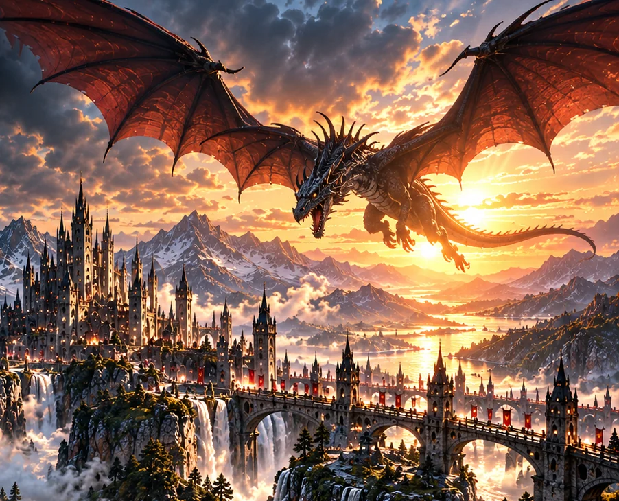 The Age of Dragons — Ortshire fantasy artwork